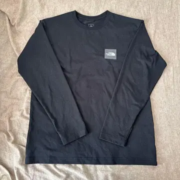 THE NORTH FACE 블랙 긴팔 T셔츠 L