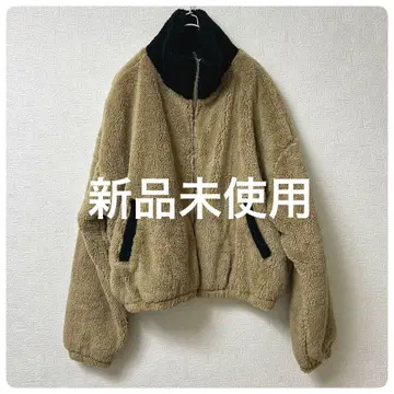 HALHAM 보아 자켓 L 미사용 새상품 택 포함 베이지