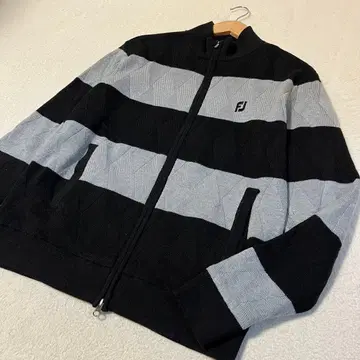 FJ 풋조이 안감 부착 집업 니트 자켓 새상품급