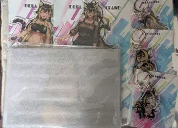 고양이 소야 쿠로에 아크릴 스탠드 아크릴 키링 세트