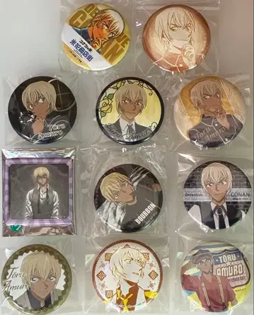 명탐정 코난 아무로 토오루 캔뱃지 일괄 판매