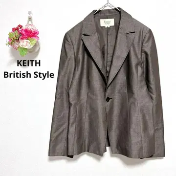 a4770 KEITH 레나운 테일러드 자켓 울 일본제 브라운
