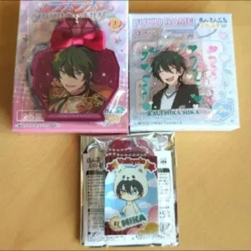 앙스타 카게히라 미카 아크링 키링 3개 세트 TOY 박스 라메 라메라메