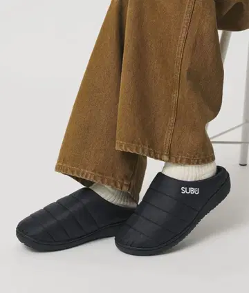 택 포함 새상품 SUBU 스브 25FW 샌들 블랙 26-27.5