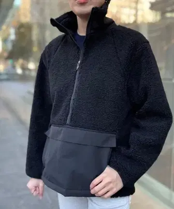 AK+1 / 플리스 아노락 블루종 사이즈 36