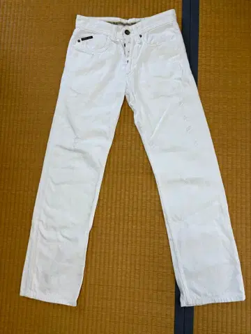 D&G 화이트 스트레이트 데님