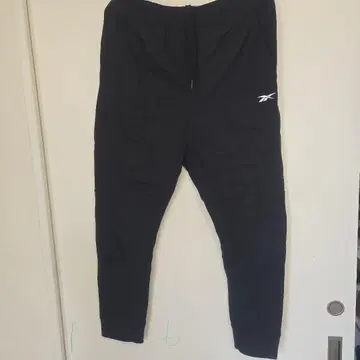 리복 블랙 조거 팬츠 M
