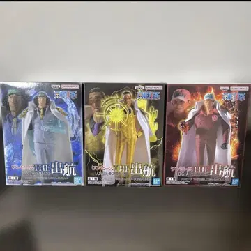 원피스 The 출항 사카즈키 볼사리노 쿠잔 피규어 3체 세트