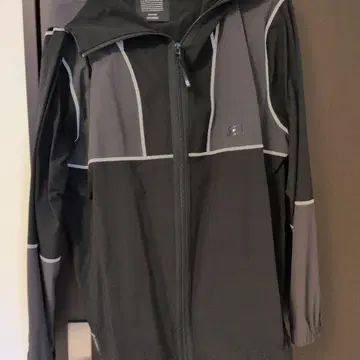 WIND AND SEA 나일론 자켓 블랙/그레이