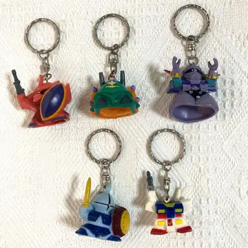 기동전사 건담 소프트 비닐 키링 5개 세트