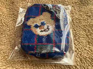 미개봉 새상품 러브리 바이 페이러 고베 타탄 테디 참 파우치