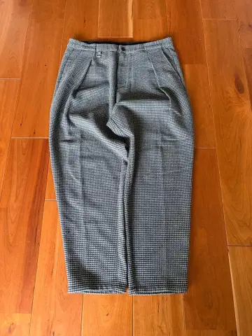 SOPHNET. 울 팬츠 슬랙스 체크 팬츠