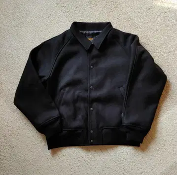 M 사이즈 BLUCO 멜톤 자켓 블랙 블랙 부루코 아우터