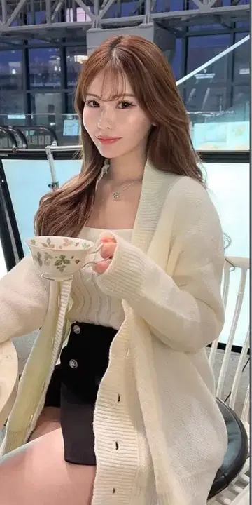 [ 미사용 새상품 ] mialys 케이블 베어 x 가디건 세트