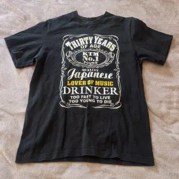 블랙 T셔츠 M 사이즈 케츠메이시 투어