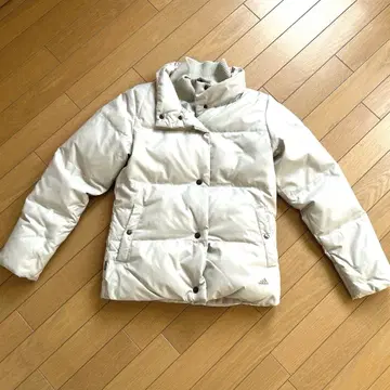 아디다스 화이트 다운 자켓 M