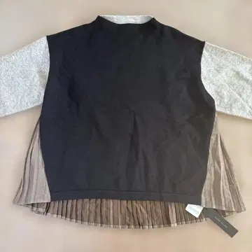 tomber du ciel 긴팔 니트 그레이/블랙