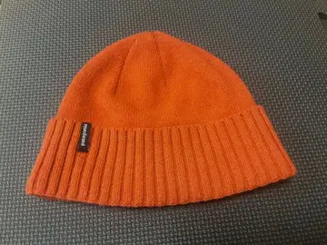patagonia 오렌지 니트 모자 비니