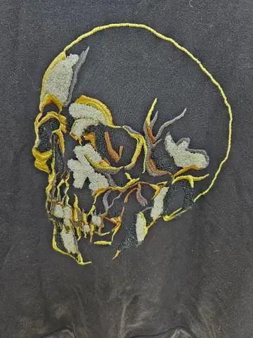 ZARA MAN [ 자라 ] 맨투맨 빅 디자인 해골 자수