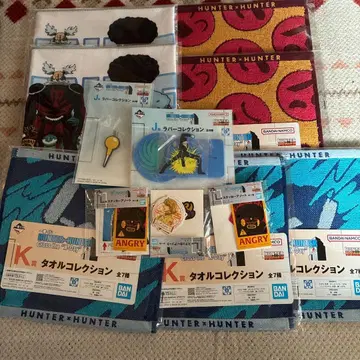 HUNTER x HUNTER 제일복권 러버 컬렉션 스티커 타월