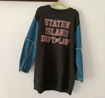 RODEO CROWNS 데님 슬리브 트레이닝복