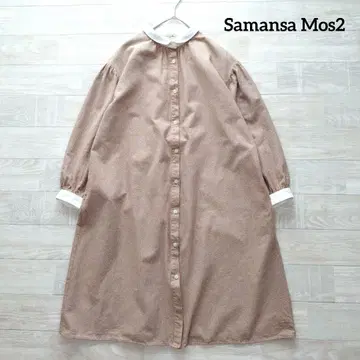 사만사 모스모스 클레릭 셔츠 원피스 튜닉