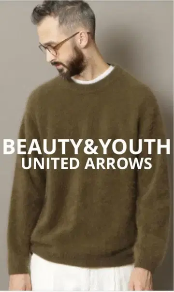 BEAUTY&YOUTH UNITED ARROWS BY 헤어리 스웨터