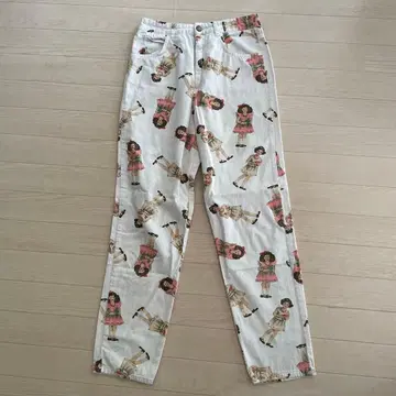 빈티지 미국제 여아 패턴 팬츠