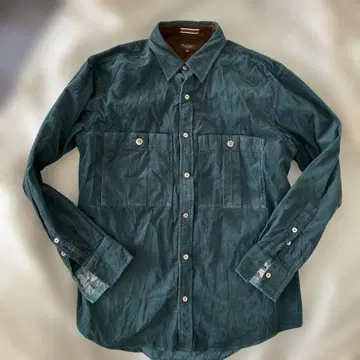 Paul Smith 다크 그린 긴팔 셔츠 M