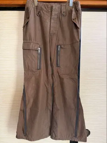 브라운 카고 팬츠 y2k