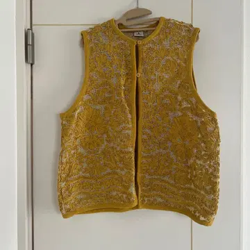 niko and - 아트 패턴 크라프트 베스트 L 사이즈