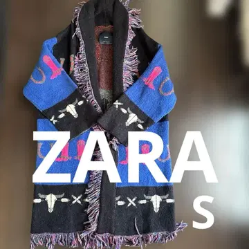 ZARA 롱 니트 코트 S