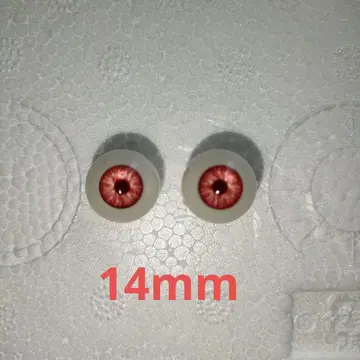 보크스 아크릴 아이 14mm 레드 빨간색