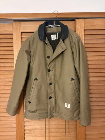 N'ONE 버튼 자켓 0023456 올리브 그린