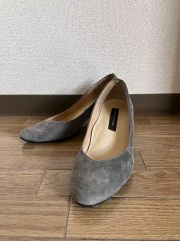 펌프스 스웨이드 그레이 PARADIS COULEUR 24cm