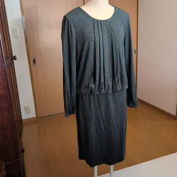 MICHEL KLEIN 다크 그레이 원피스 새상품급