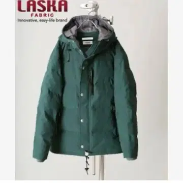 LASKA 다크 그린 다운 자켓
