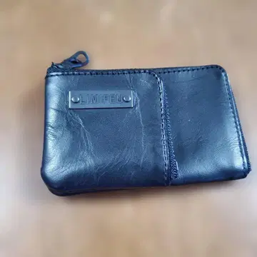 LIMIFEU 네이비 가죽 코인 케이스