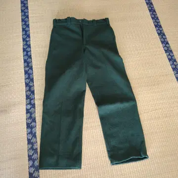 다크 그린 울리치 울 슬랙스 USA제