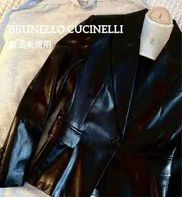 미사용 새상품 브루넬로쿠치넬리 내퍼 가죽 포멀 자켓 38