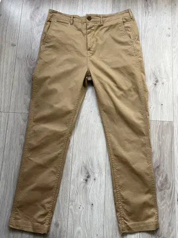 BEAMS 베이지 치노 팬츠 L 사이즈