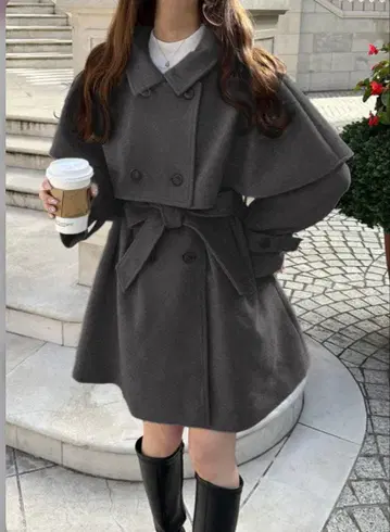 grl 2way 케이프 세트 코트 ze782