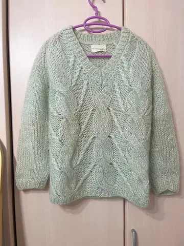 Vintage 이탈리아제 모헤어 니트