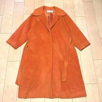 LOUNIE 루니 샤기 롱 코트 36 1회만 사용