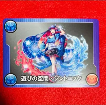 [ 미사용 새상품 ] 퍼즐 앤 드래곤 라운드 원 콜라보 진토닉 1장