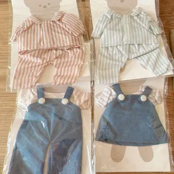 봉제 인형용 옷 갈아입기 세트 쓰리코인즈