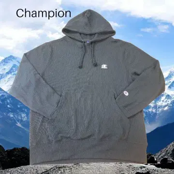 챔피온 Champion 와플 풀오버 후드티 & 삭스 세트