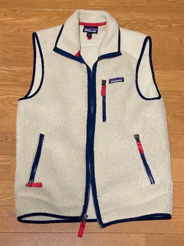 Patagonia 플리스 베스트 크림/네이비