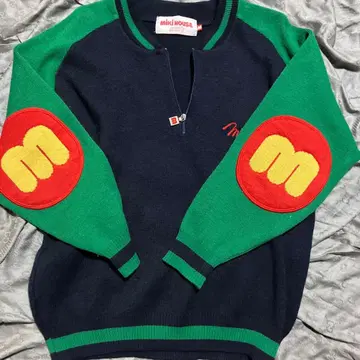 미키하우스 니트 스웨터 M 일본제 빈티지