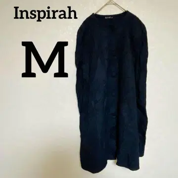 특가 즉시 구매 OK Inspirah 네이비 롱 베스트 [ M/38 ]